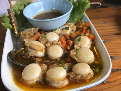 หอยเชลล์อบเนย