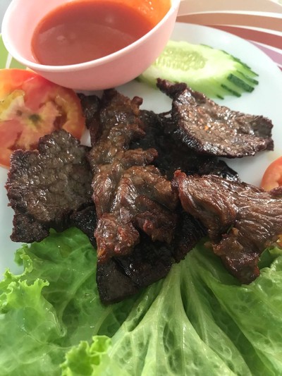 เนื้อกวางแดดเดียว