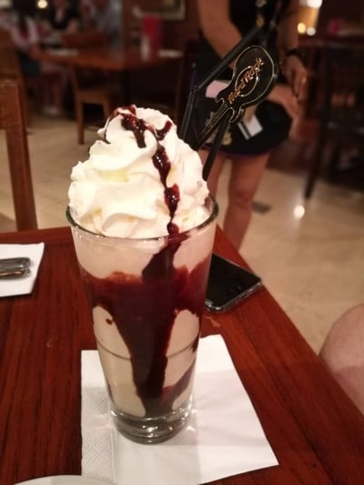 เมนูของร้าน Hard Rock Café ภูเก็ต