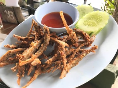 ปลารากกล้วยทอด