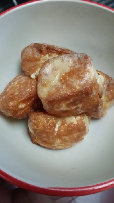 วิธีทำ ผัดผักบุ้งเต้าหู้ไข่ทอดกรอบ