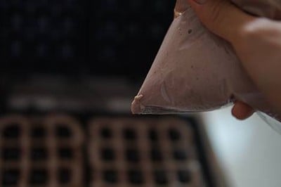 วิธีทำ วาฟเฟิลมันม่วงกล้วยหอมสูตรเฮลตี้