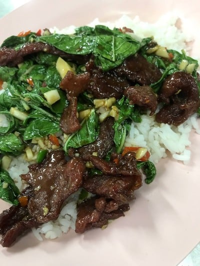 เมนูของร้าน ห้องอาหารพูนเลิศ เหลาะงาทิ้น ห้าแยกพลับพลาไชย