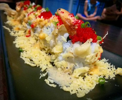 Shrimp tempura maki