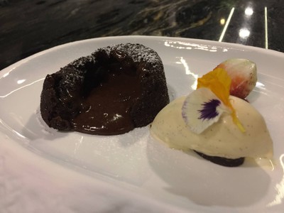 Chocolate Fondant With Vanilla Ice Cream