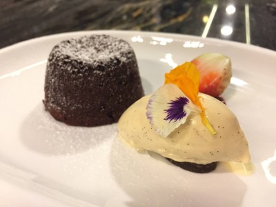Chocolate Fondant With Vanilla Ice Cream