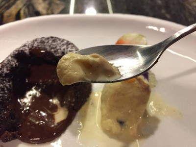 Chocolate Fondant With Vanilla Ice Cream