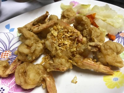 กุ้งทอดกระเทียม