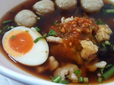 เมนูของร้าน ก๋วยเตี๋ยวเป่าปาก