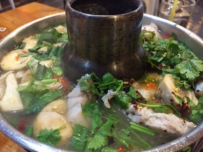 ต้มยำปลาเก๋าน้ำใส