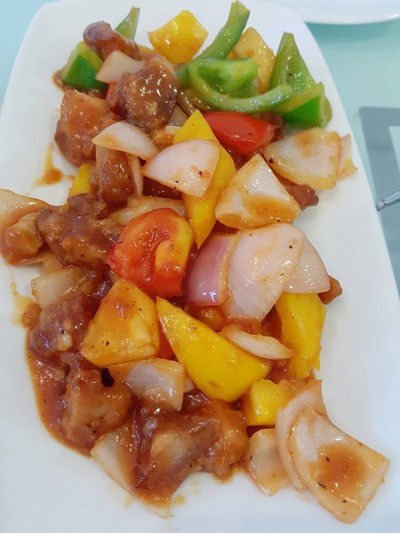 หมูผัดเปรี้ยวหวาน