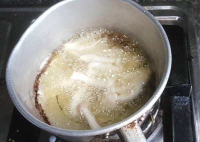 วิธีทำ เห็ดชุบแป้งทอด 