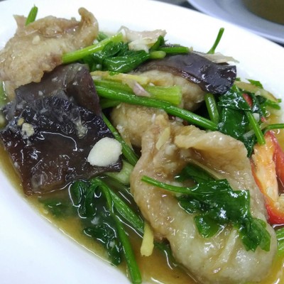 กุ้งทอดกระเทียม