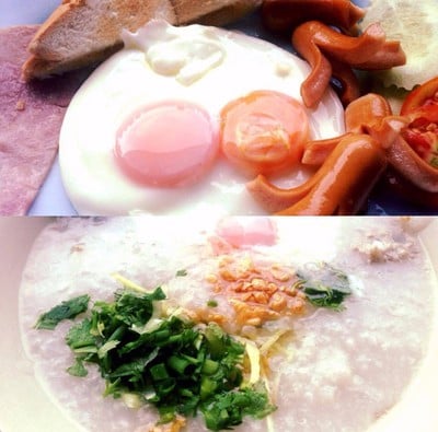 เมนูของร้าน โกช้างอาหารเช้า