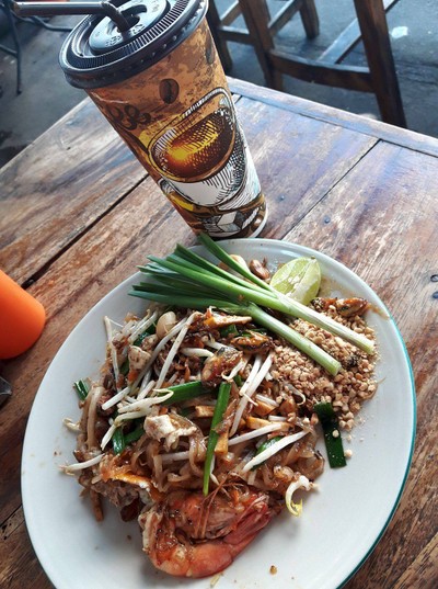 วุ้นเส้นกุ้งสด