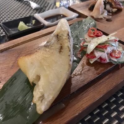 ปลาหิมะย่างเกลือ