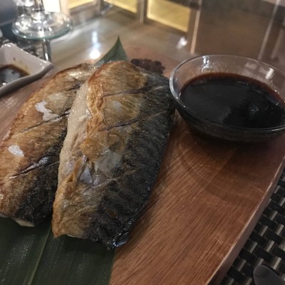 ปลาซาบะย่างเกลือ