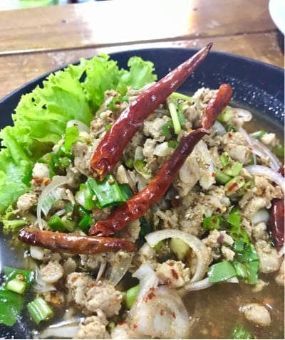 เมนูของร้าน ส้มตำโคราชครกใหญ่ ภูเก็ต