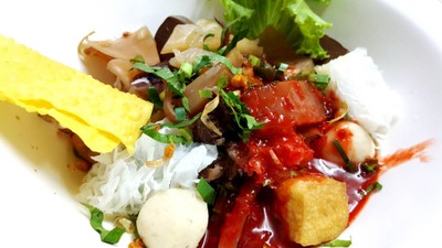 ก๋วยเตี๋ยวเย็นตาโฟแห้ง