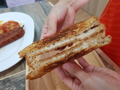 วิธีทำ Asiago Grilled Cheese และชุดอาหารเช้าสไตล์อเมริกัน สูตรมือใหม่ก็ทำได้