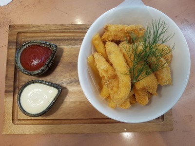 Salmon fish & chip