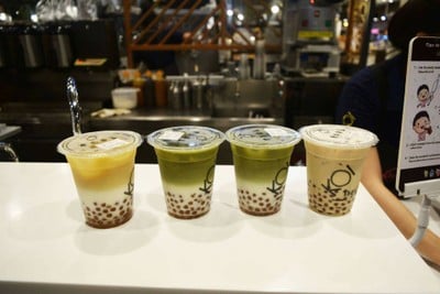 เมนูของร้าน KOI Thé Central Bangna ชั้น B1 โซนด้านหน้าห้าง