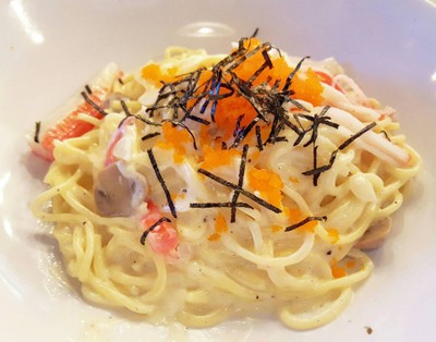 Spaghetti Carbonara Ebiko