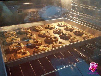 วิธีทำ Maccadamia Chocolate Chip Cookies