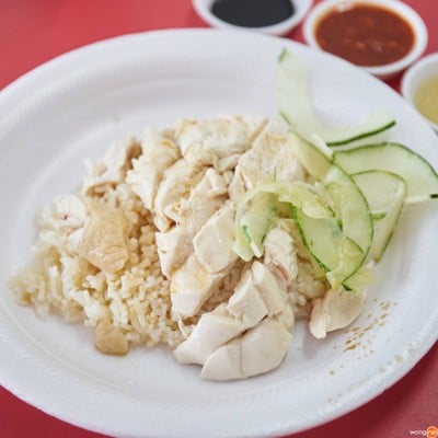 เมนูของร้าน Heng Ji chicken rice