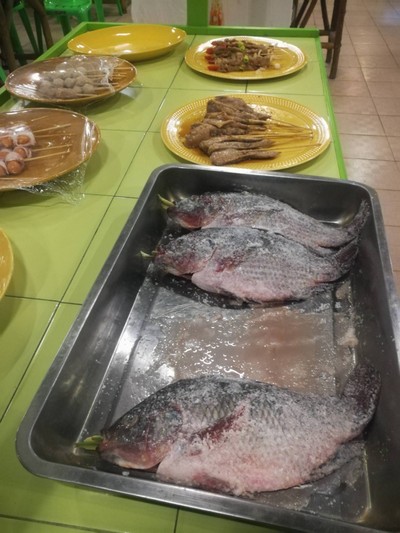 ปลานิลย่างเกลือ