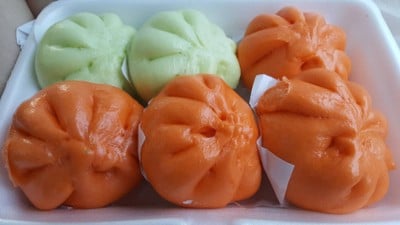 ซาลาเปาหมูสับและสังขยา