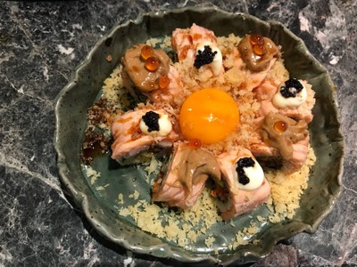 Salmon Shoyu Tama Roll