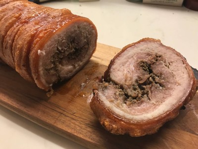 วิธีทำ Porchetta หมูสามชั้นอบ 6 ชั่วโมง