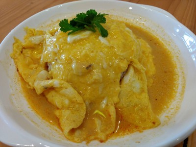 ข้าวไข่ข้นปูต้มยำ