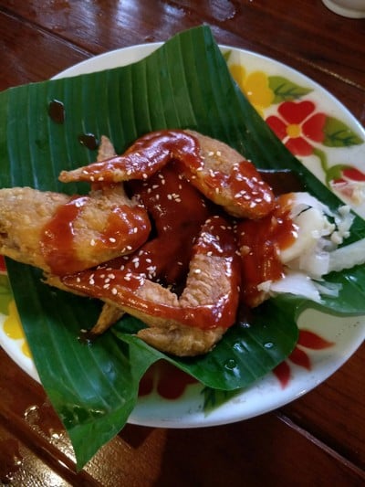 ปีกไก่เหล้าแดง