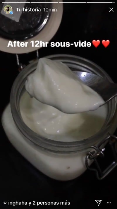Homemade yogurt