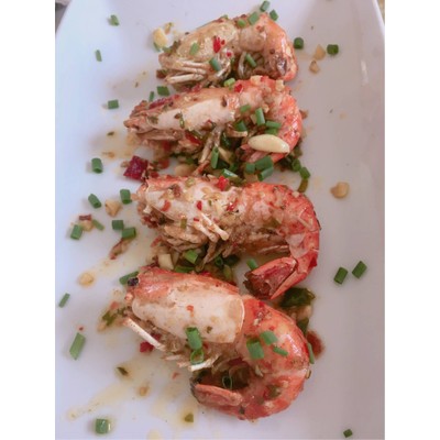 กุ้งผัดพริกเกลือ
