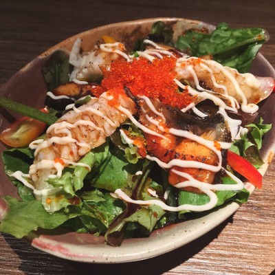 Mini Engawa Unagi Salad