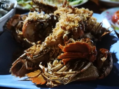 กั้งกระดานจัดว่าเด็ด😚กรอบ อร่อย