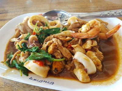 เมนูของร้าน บ้านป้าหนู