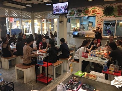 บรรยากาศ แซ่บแน่ The Scene ทาวน์อินทาวน์