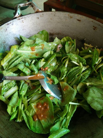 วิธีทำ ผัดคะน้า ไฟแดง