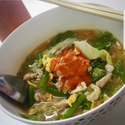 เมนูของร้าน เจ๊ดา เจ๊หมวย