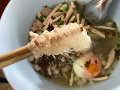 เมนูของร้าน ข้าวเปียกปากหมา