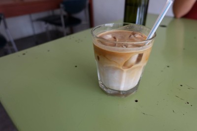 ลาเต้เย็น