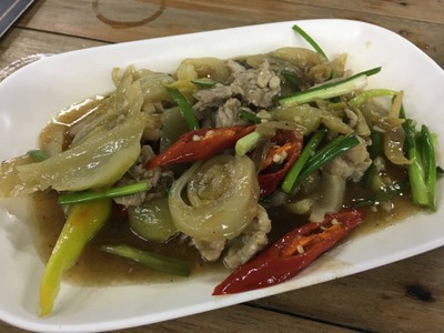 เกี่ยมฉ่ายผัดหมู