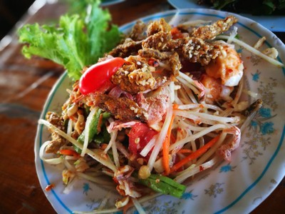 ตำไทยไข่เค็ม
