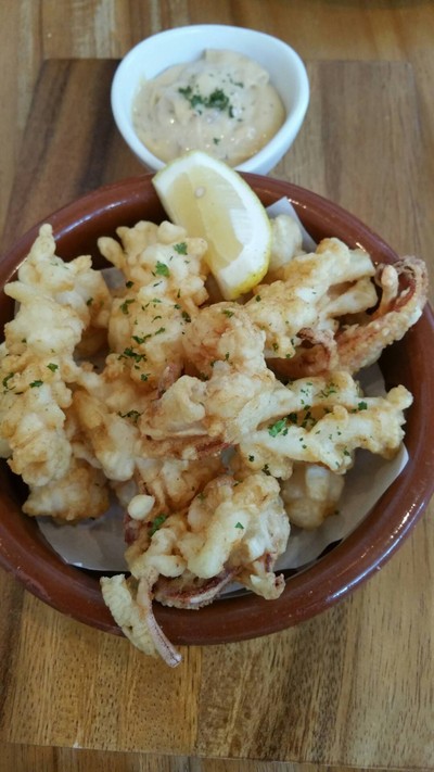 Fried Squid with XO Mayo dip