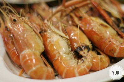 กุ้งใหญ่เผา