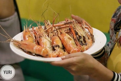 กุ้งใหญ่เผา